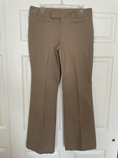 Womens Banana Republic Martin Fit Straight Leg Khaki Color Pants Size 12