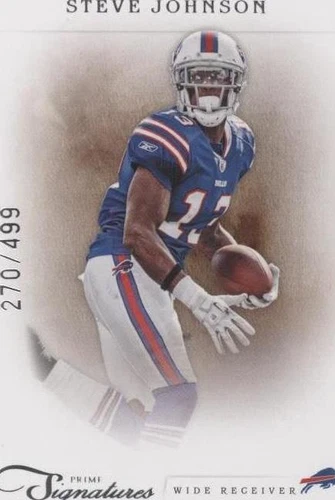 2011 Panini Prime Signatures Steve Johnson #159