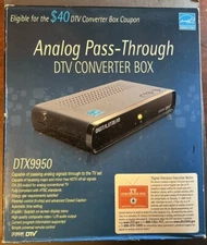 OPEN BOX Digital Stream DTX9950 Analog Pass Through DTV Converter NHENS