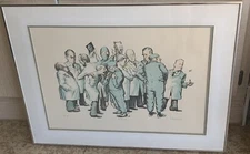 J FERRENDEN 75/200 Ltd Ed Lithograph Dr Physician Surgeon DIAGNOSIS Satire Medic