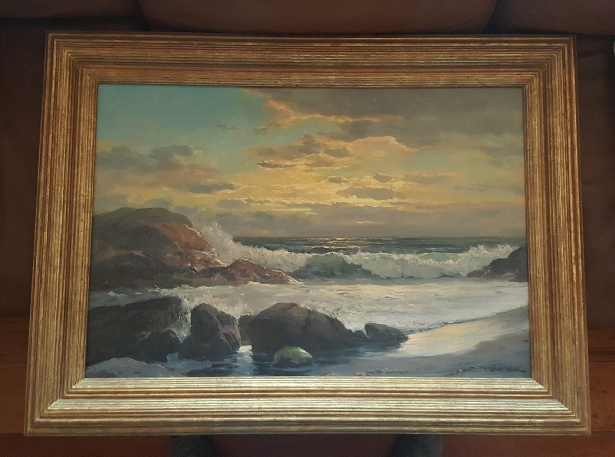 ROBERT WOOD ORIGINAL OIL PAINTING | eBay