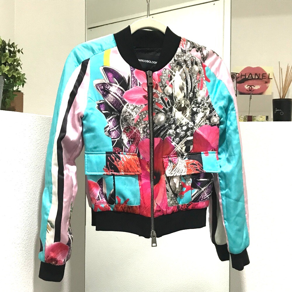 ALTRA Giacca Blouson Multicolore MARCOBOLOGNA MAI USATA Multicolore MJK007 VAR 87
