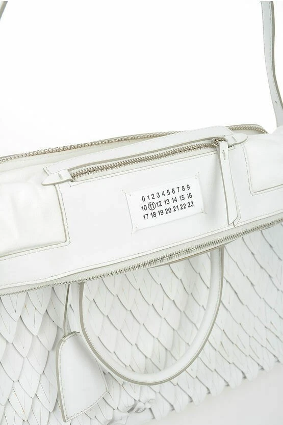 BORSA A TRACOLLA MAISON MARGIELA IN PELLE BIANCA NUOVA PREZZO AL PUBBLICO £3000