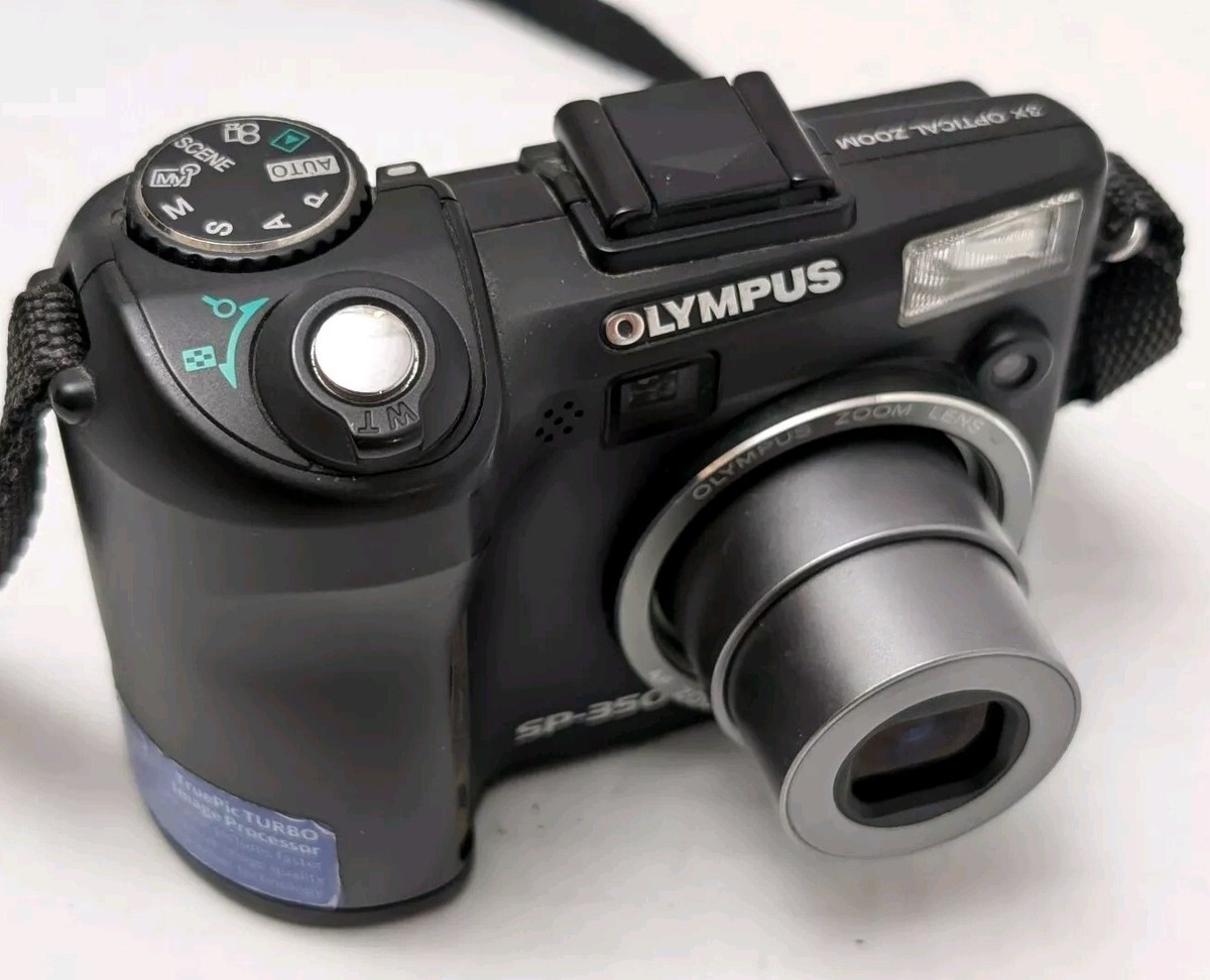 OLYMPUS SP-350 ブラック　単三電池使用 Olympus SP-350 Digital Camera 8.0MP 3x Optical Zoom Point N Shoot