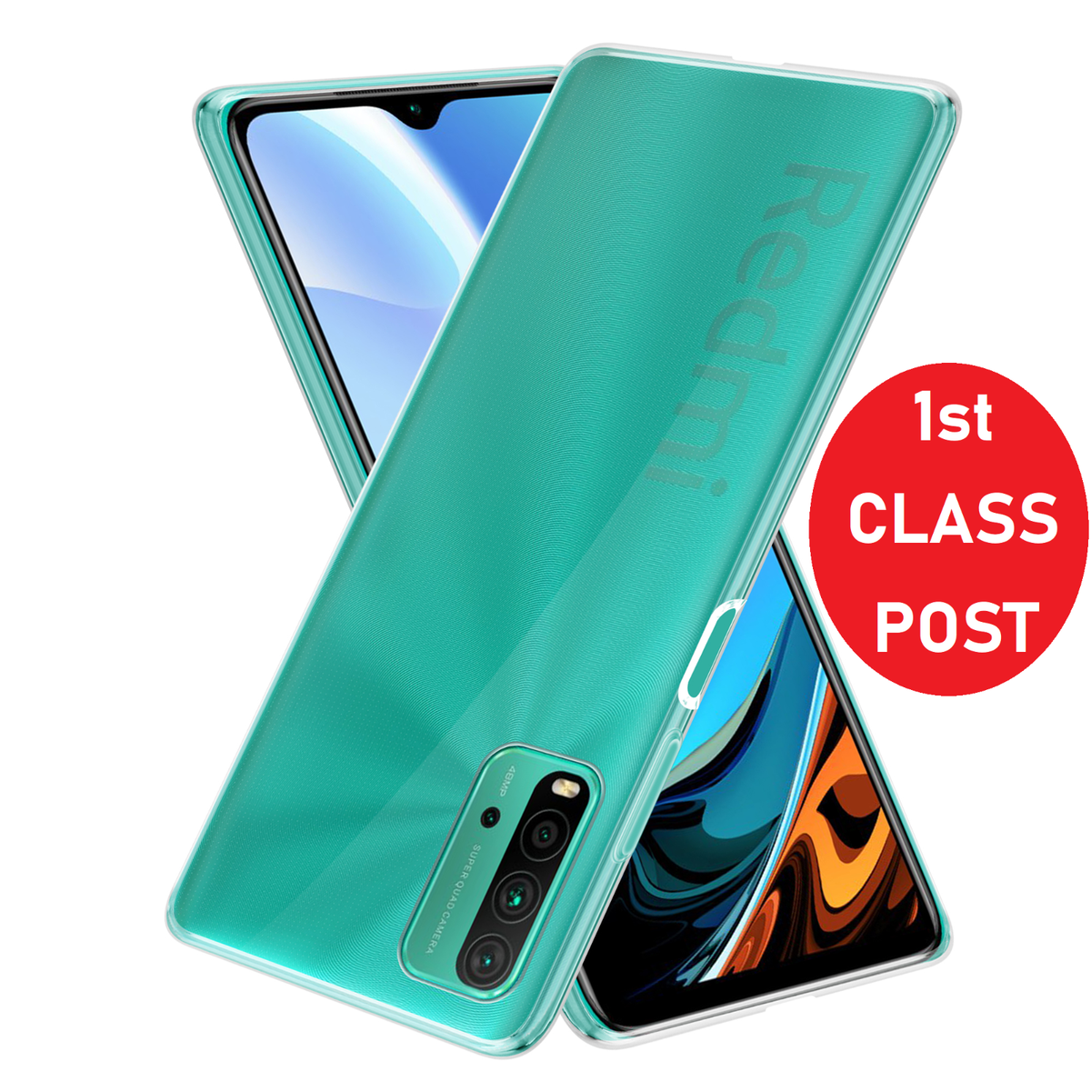 Cover per Xiaomi Redmi 9T 4G, Slim Laureato Custodia Posteriore in