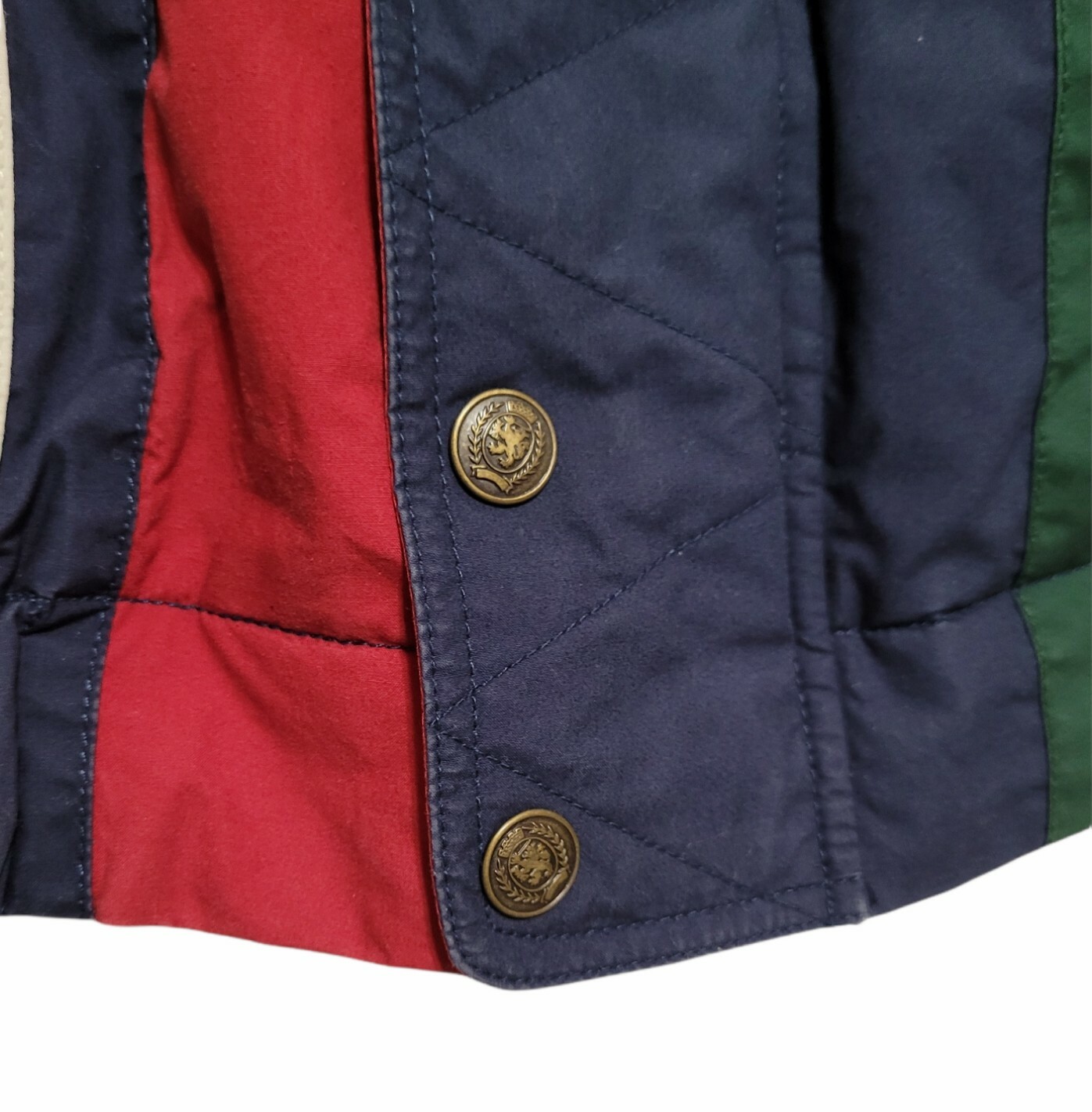 Vintage Tommy Hilfiger Puffer Down Jacket Coat Men L Large image 6