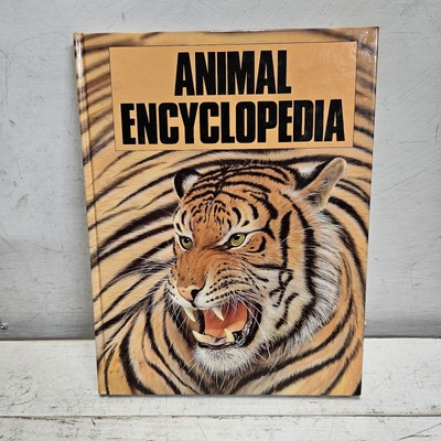 Animal Encyclopedia 1989 Hardcover Book w/ Illustrations Checkerboard Press