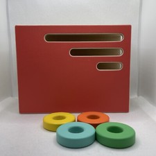 Lovevery Count and Slide Ring Chute Wooden Toy- The Realist Montessori Play Kit