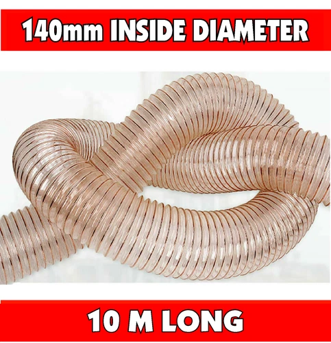 Air & Gas Ducting Ventilation CNC PU Flexible Air Exhaust Hose Dust Woodworking - Picture 63 of 127