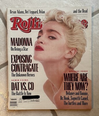 MADONNA Rolling Stone Magazine 9/10/1987.  BRYAN ADAMS Def Leppard ELVIS Sting