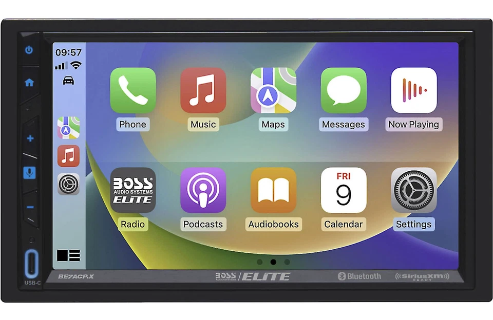 BOSS BE7ACP.X Double 2-DIN Car 7" Receiver Apple Carplay/Android Auto SiriusXM - Image 4 of 4