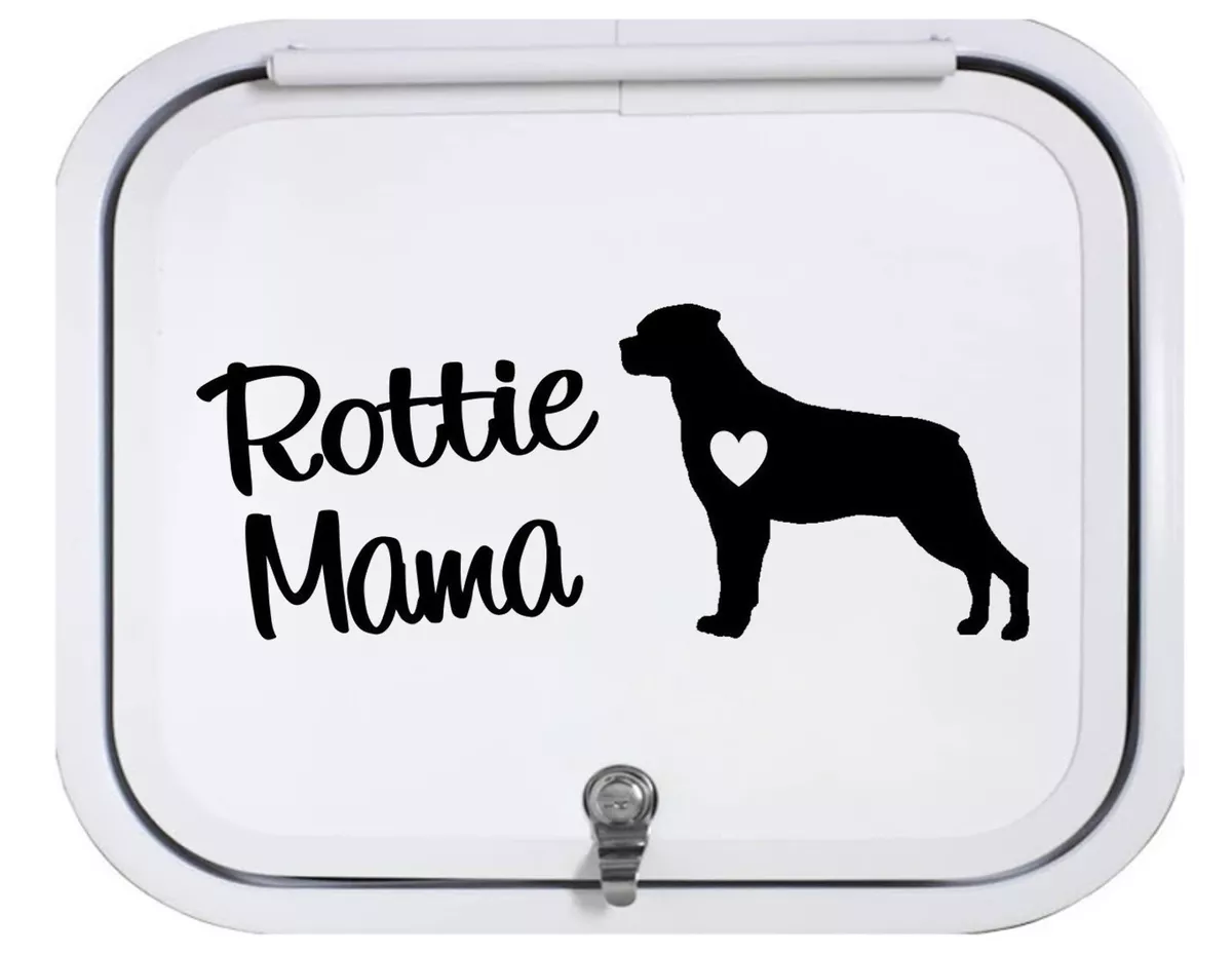 Rottie mom cheap decal