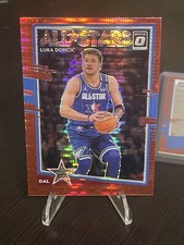 Luka Doncic 2020-21 Donruss Optic BK All-Stars Red Pulsar Prizm #4
