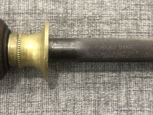 Vintage Antique Sharpening Steel 14” Marked Forged Steel Made In England - Picture 6 of 8