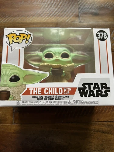 Funko Pop Star Wars: Mandalorian - The Child (With Cup) #378 NIB