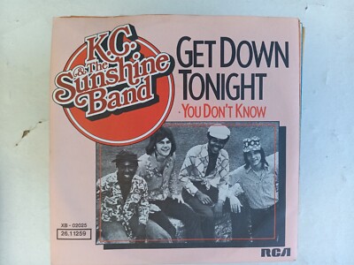 Schallplatte Vinyl Single, K.C. & the Sunshine Band, Get Down Tonight