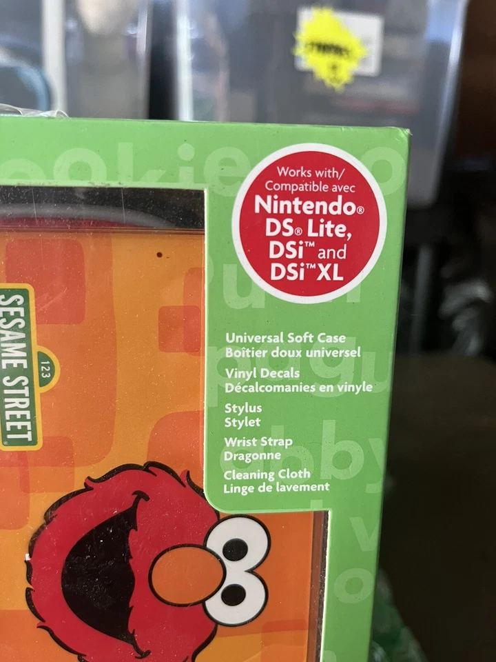 NEW DreamGEAR Sesame Street Elmo 5PC Starter Kit Nintendo DSi XL/DSi/DS lite YY6 - Image 2 of 3