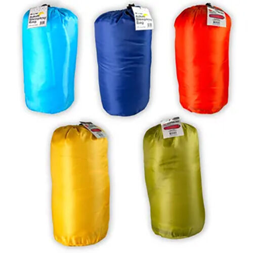 Two-Tone Portable Mummy Sleeping Bag - Assorted Colors
