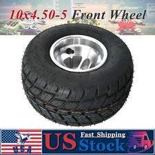 10x4.50-5 5" Front Wheel Tire Rim For Racing Cart Go Kart Drift Trike ATV Buggy