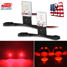 2x Red Devil Eyes Demon Evil Eye Drl For Projector Lens Led Headlight Retrofit