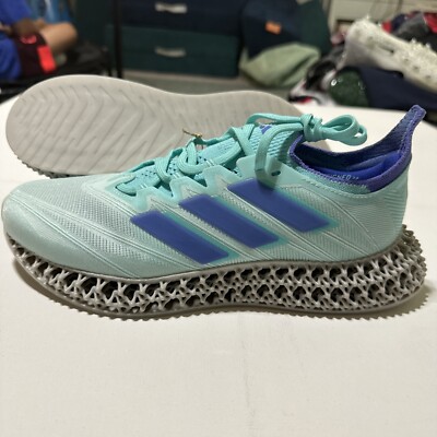 Adidas 4DFWD Womens 7.5 Aqua Blue Running Sneaker Shoes IE8404 Cobalt Flash