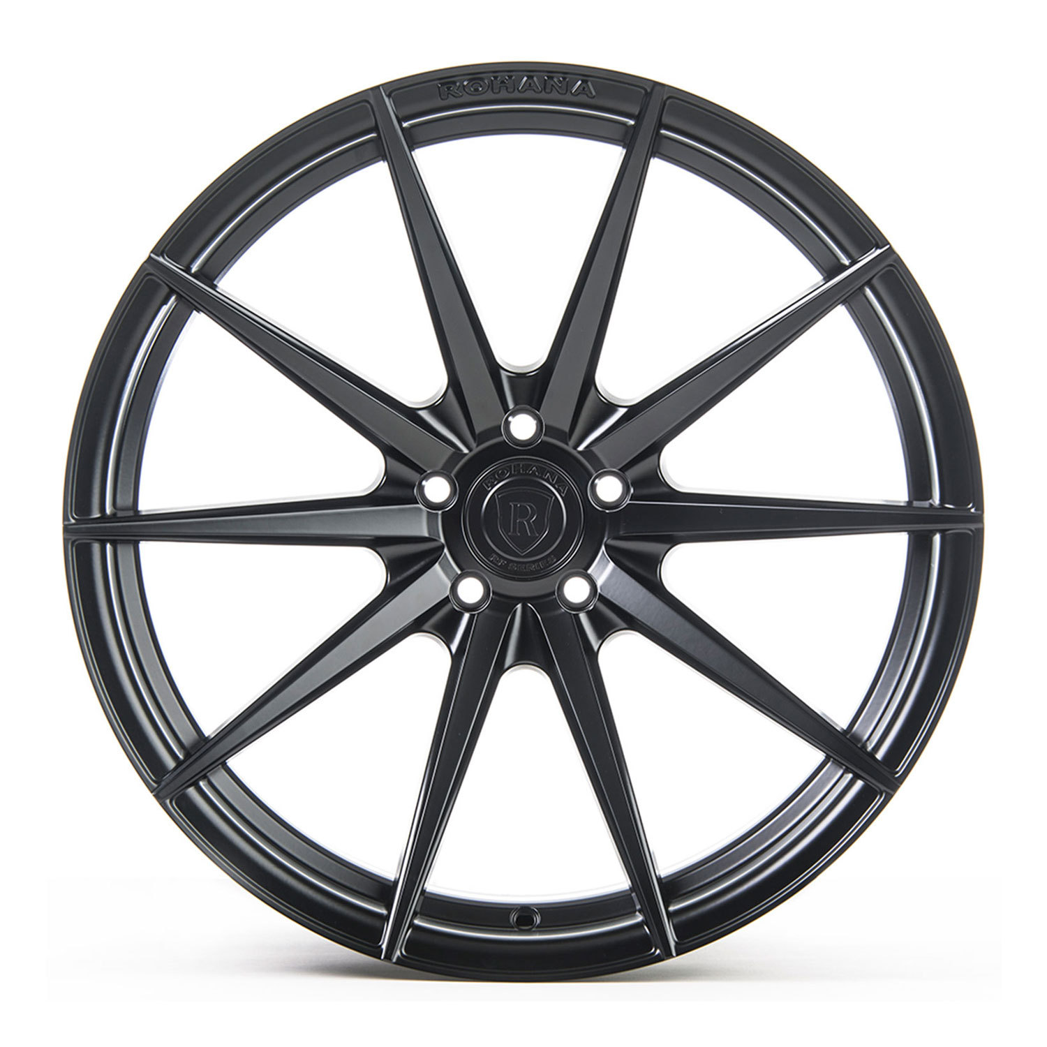 20” ROHANA RF1 MATTE BLACK CONCAVE WHEELS FOR AUDI R8 20X9 AND 20X11 