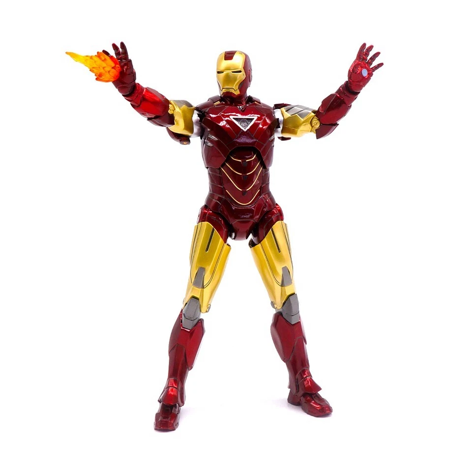 ZD TOYS IRON MAN 2 MK6 Mark VI Marvel Avengers 7" Figura de Acción Niños Juguetes Regalos Foto 2 de 4