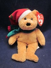 TY Jingle Beanie Christmas Ornament 2003 Holiday Teddy Bear VINTAGE NEW with TAG