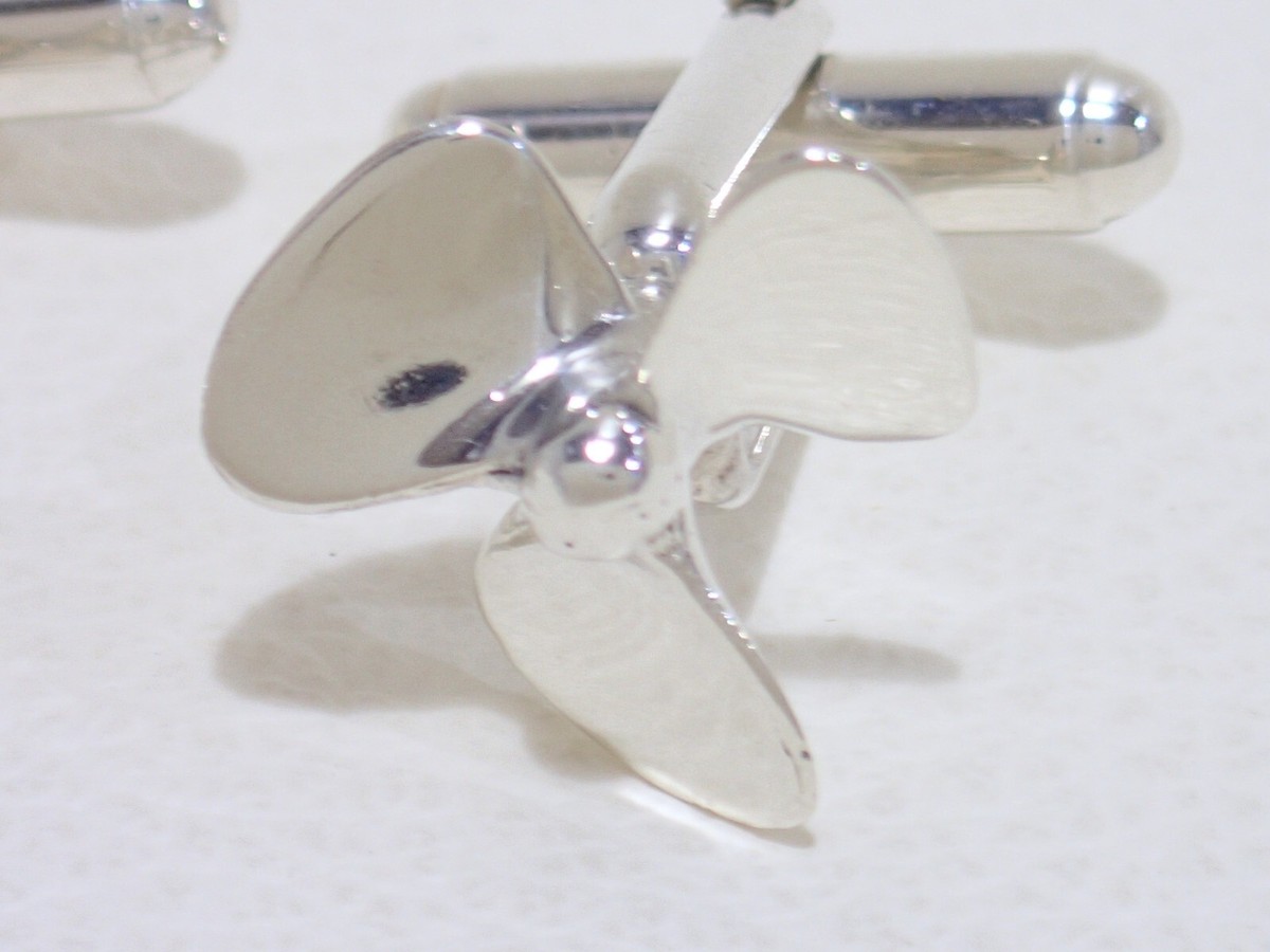 Tiffany & Co. SS Propeller カフリンクス KGrHqN_hcE6b_Yw1o9BO0DVkm1mQ_6