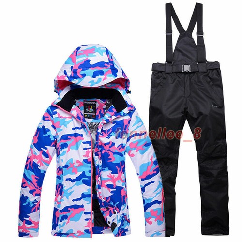 Outdoor Sports Winter Womens Ski Suit Ski Salopettes Jacket Snow Pants Snowsuits - 第 1/23 張圖片