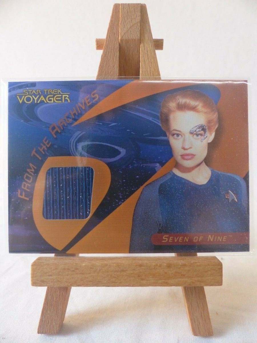 STAR TREK 40th anniversary Costume Wardrobe Card Seven of Nine 