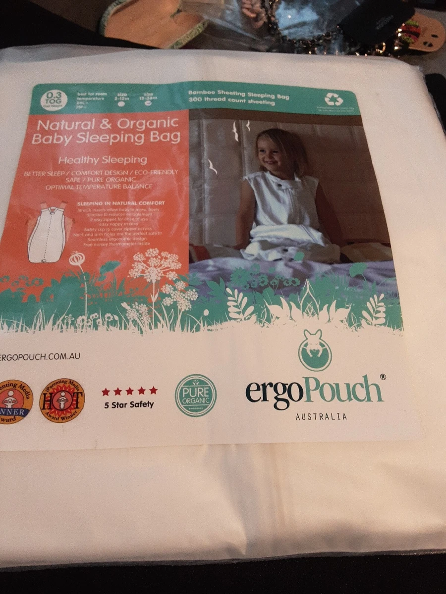 BNIB Ergopouch natural and organic baby sleeping bag 0 9 months