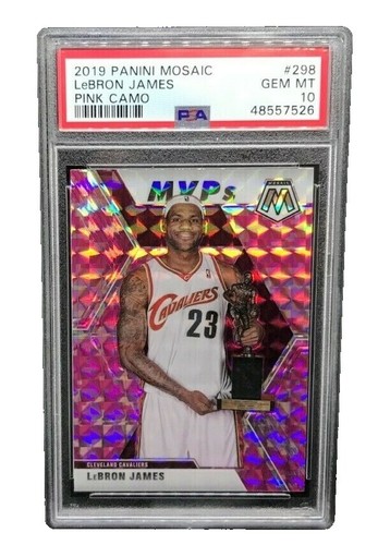 スポーツ選手 Panini Lebron MVP pink camo PSA10 スポーツ選手