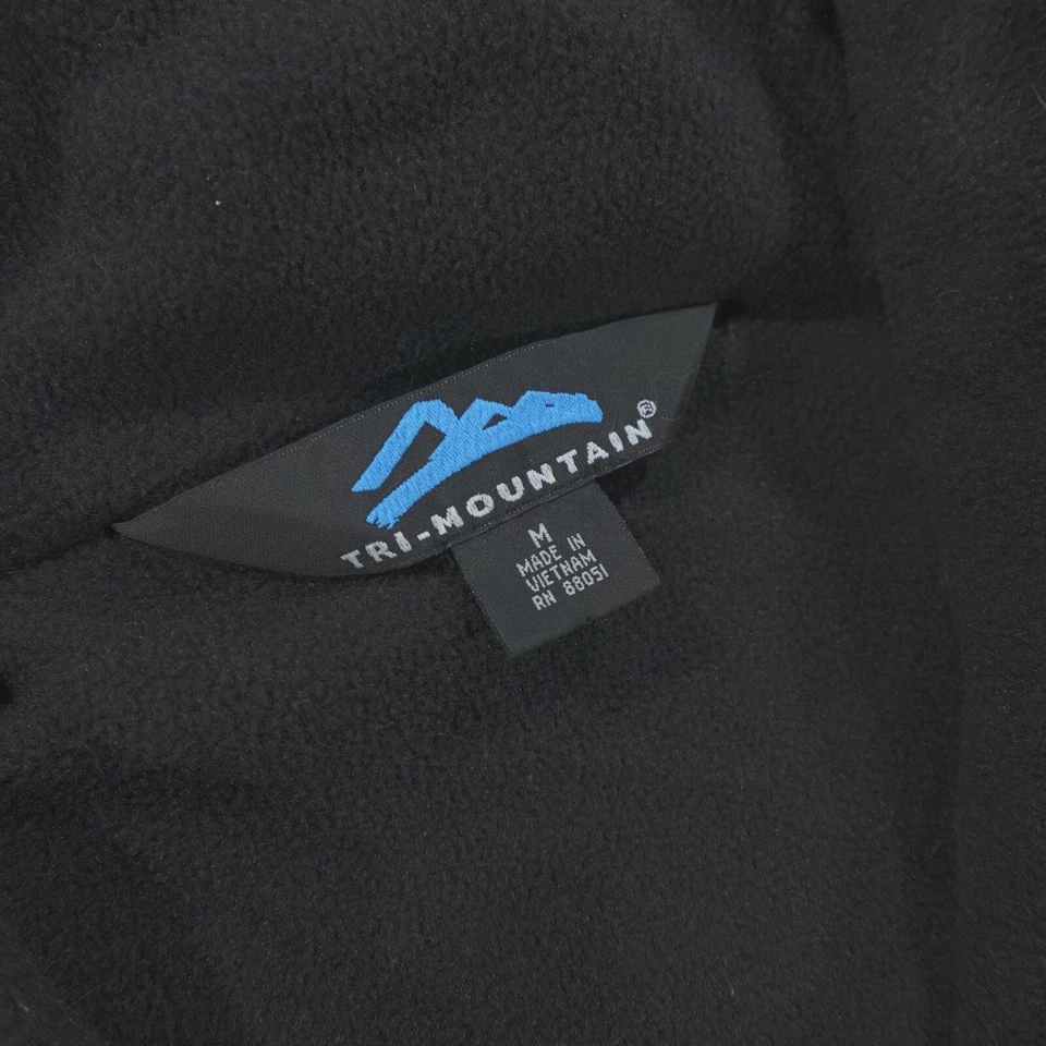 Tri Mountain Jacket Mens Medium Full Zip Shell Gas Employee Work Uniform Staff - Image 4 of 4