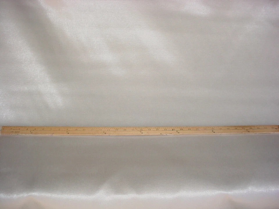 6-1/2Y JF Fabrics 95J6841 Grace Platinum Faux Wool Sateen Upholstery Fabric - Image 2 of 4