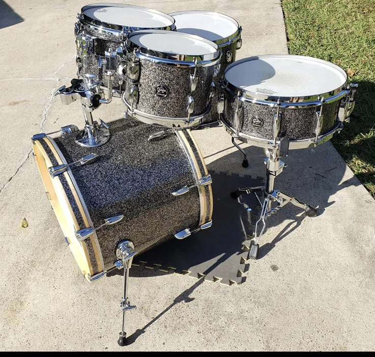 罕见 Gretsch Renown - 特别版 - 蓝色金属 10 英寸/12 英寸/14 英寸/20 英寸 — 第 3/4 张图片