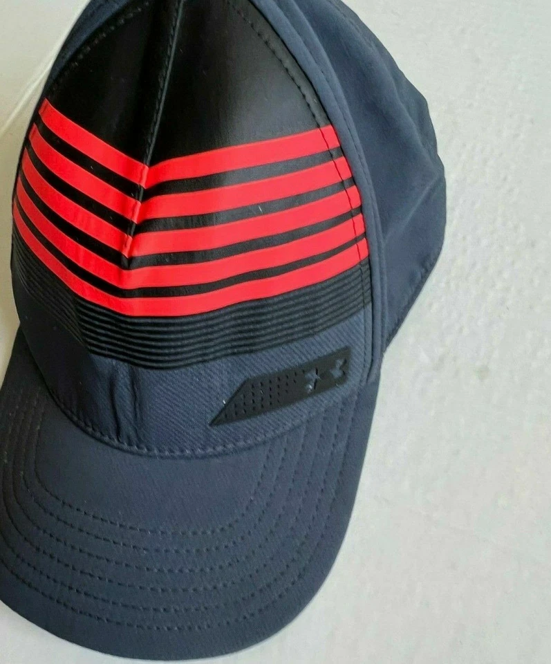 Gorra de golf de béisbol Under Armour juvenil azul/rojo pequeña-mediana Foto 2 de 4