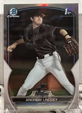 2023 Bowman Draft Chrome Andrew Lindsey #BDC-18 Refractor-Marlins