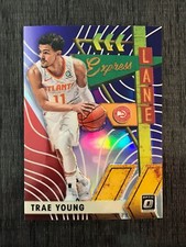 🔥Trae Young 2019-20 Donruss Optic Purple Holo Refractor 'Express Lane'🔥Hawks!