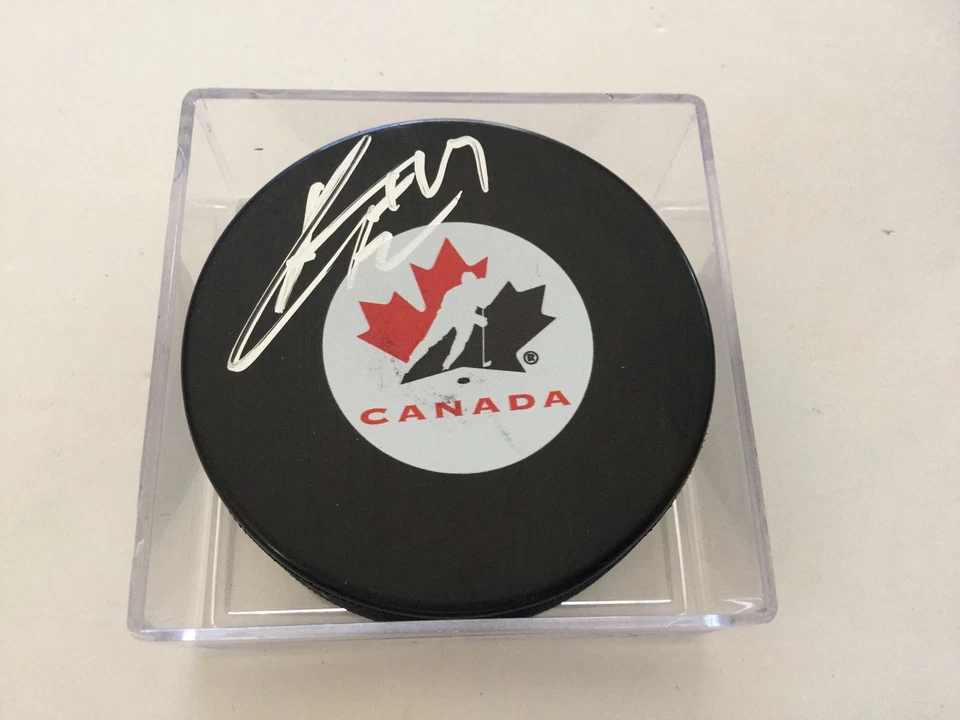 Kyle Turris Signed Team Canada Hockey Puck PSA DNA COA Autographed a - Image 3 of 3