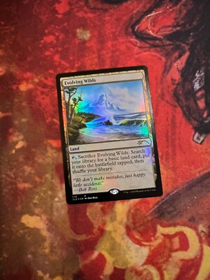 EVOLVING WILDS FOIL SECRET LAIR NEAR MINT MTG MAGIC THE GATHERING