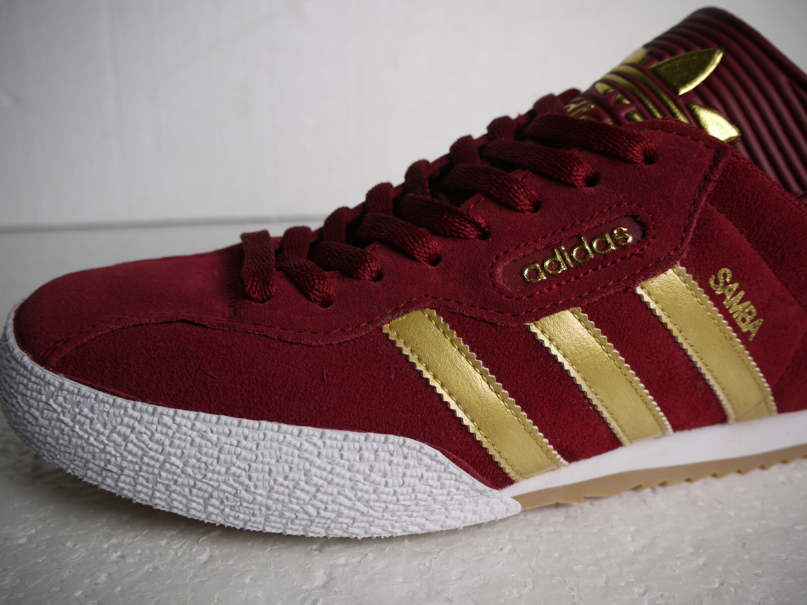 adidas samba super suede burgundy
