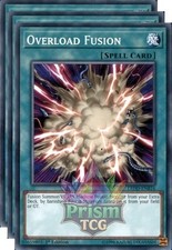 X3 Playset 1st Ed Overload Fusion LEDD-ENB16 Yugioh