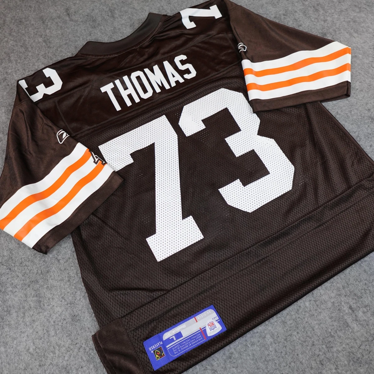 Cleveland Browns Football Jersey Mens Large NFL Reebok Joe Thomas