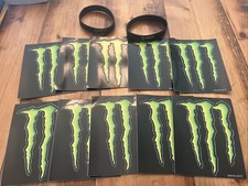 10 Stickers 2 Monster Energy Rubber Wristband With Logo. 10 Stickers 2 Monster Energy Rubber Wristband With Logo.