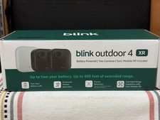 Blink Outdoor 4 XR Two Camera System w/Sync Module New Factory Sealed