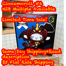 Same Day Shipping Read McDonald's Hello Kitty Godzilla Toy Cinnamoroll Box 6