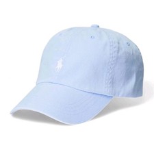 Polo Ralph Lauren Men's One Size Cotton Chino Adjustable Ball Cap Office Blue