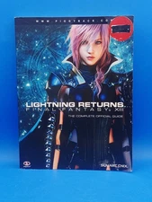 LIGHTNING RETURNS FINAL FANTASY XIII STRATEGY GUIDE SQUARE ENIX WITH POSTER!....