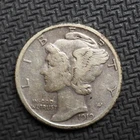 1919  **D**MERCURY   HEAD  SILVER DIME - FREE SHIPPING! C2519